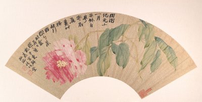 牡丹，日期为1862年。 作者 赵志谦