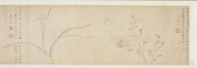 墨花，1361。 作者 赵忠