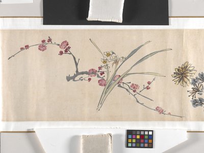 彩色花朵 作者 周志勉