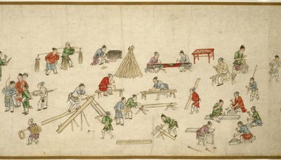 和平时期的街景 作者 朱瑜