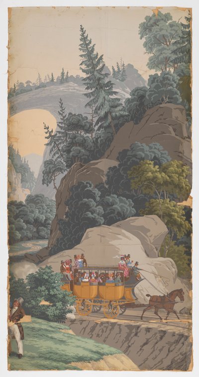 美国风光 作者 Zuber and Cie, Rixheim, 阿尔萨斯