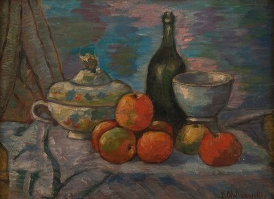 静物。 1920年代 作者 Zygmunt Waliszewski