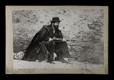 BRIGAND 弗朗西斯科-法萨内拉的肖像，被称为Tinna 1860年 作者 . .