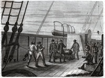 海底电报电缆。海底电报电缆。 作者 Frederick (attr. to) Barnard