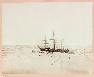 乔治-纳雷斯船长（1831-1915）的北极探险（1875-1876）：弗洛贝格海滩，冬令营的警报 作者 弗雷德里克（致）巴纳德