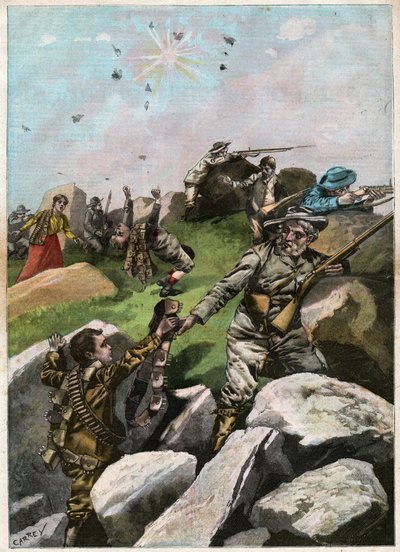 Guerre de Boers.布尔人的战争。 作者 理查德（后）爸爸