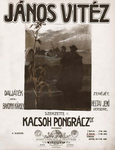 亚诺什-维特兹，匈牙利作曲家卡克索-蓬格拉茨的歌剧。1904年（插图） 作者 . .