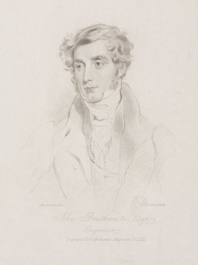 John Braithwaite，英国工程师，约1830年 作者 弗雷德里克（致）巴纳德