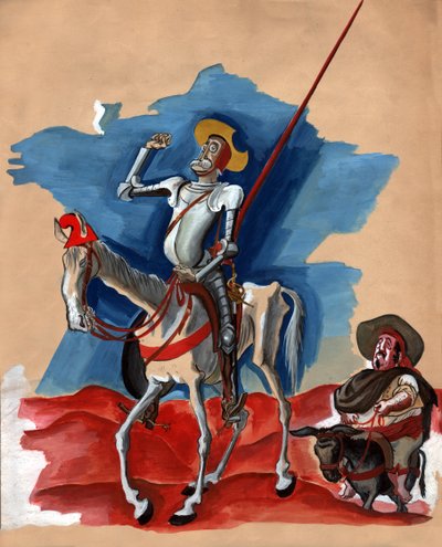 Leon Blum法国共和国的堂吉诃德，约1936年 作者 . .