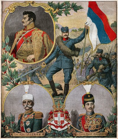 Les heros nationaux serbes.塞尔维亚的民族英雄。 作者 费迪南德·乔治·沃尔德米勒