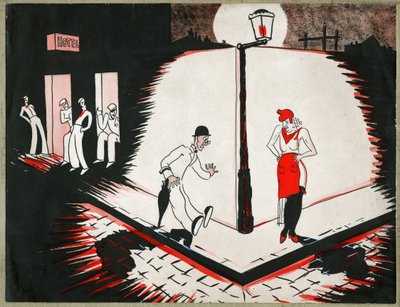 玛丽安作为一个妓女，约1930年 作者 . .