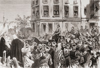奥斯曼-帕夏于1878年返回君士坦丁堡 作者 . .