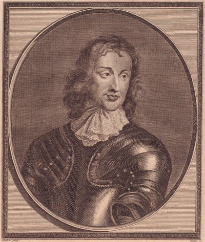 英国将军和政治家约翰-兰伯特（1619-1684）的肖像，由约翰-戈达尔（1729-1795）根据罗伯特-沃克的画作进行铜版雕刻 作者 塞维里尼
