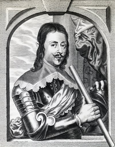 斐迪南二世-德-美第奇（1610-1670）1645年的肖像，托斯卡纳大公，雕版画 作者 塞维里尼