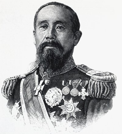 伊藤博文（1841-1909）画像，日本政治家 作者 塞维里尼