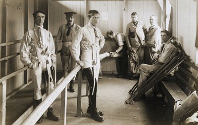 假肢 士兵佩戴假肢，约1915-1918年 作者 费迪南德·乔治·沃尔德米勒