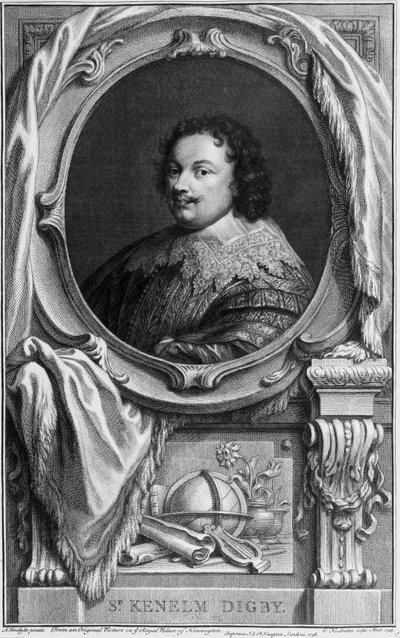 Kenelm Digby爵士，英国作家、海军司令和外交家，约1645年 作者 弗雷德里克（致）巴纳德