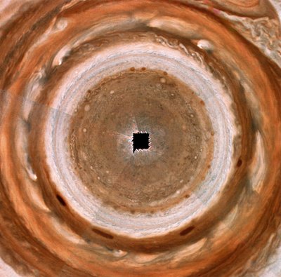 木星北极上空的景色 作者 弗雷德里克（致）巴纳德