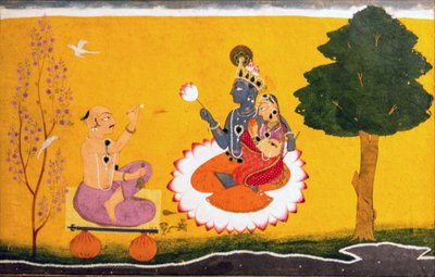 Jayadeva崇拜Radha和Krishna 作者 马纳克