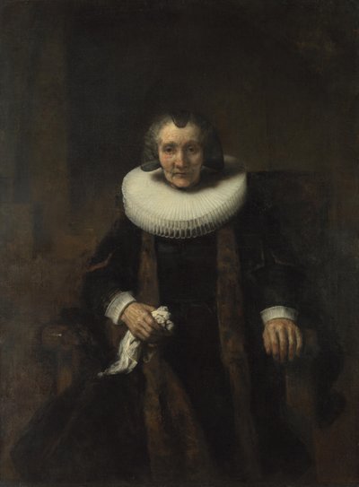 玛格丽特·德·盖尔的肖像 作者 Rembrandt van Rijn