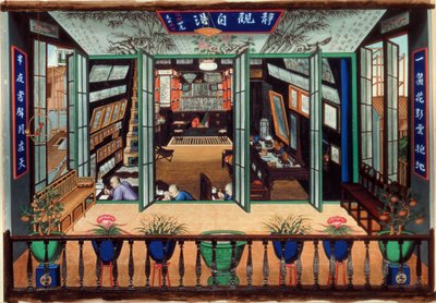 The studio of Tingqua 作者 廷夸