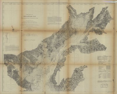 切萨皮克湾从湾头到波托马克河 作者 美国海岸调查