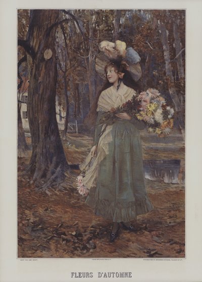 秋天的花朵 作者 after Aime Nicolas Morot