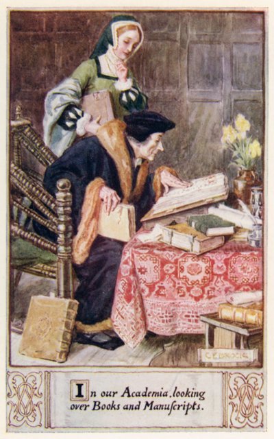 在我们的学术界，查看书籍和手稿 作者 在Charles Edmund Brock之后