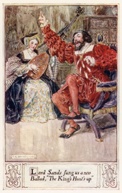 Lord Sands给我们唱了一首新歌，The Kings Hunts up 作者 在Charles Edmund Brock之后