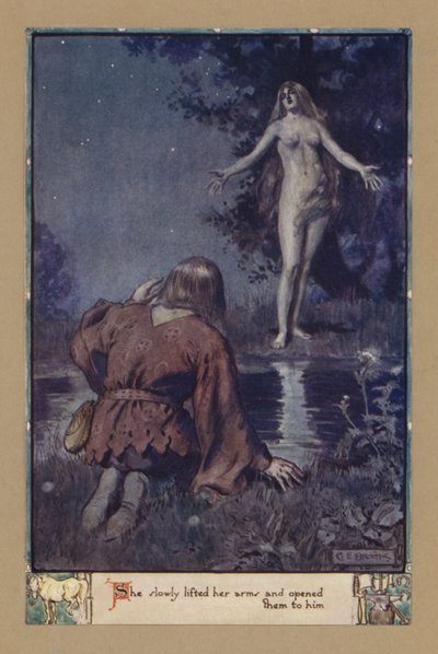 她慢慢抬起手臂向他打开 作者 在Charles Edmund Brock之后
