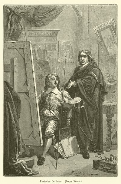 Eustache Le Sueur，Louis Vitet 作者 在埃米尔·安托万·贝亚德（Emile Antoine Bayard）之后