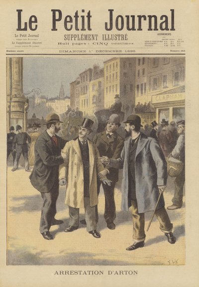 埃米尔阿顿的逮捕 作者 after Frederic Theodore Lix