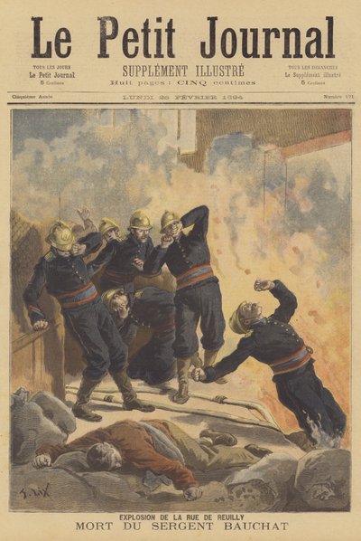 消防员的死亡 作者 after Frederic Theodore Lix