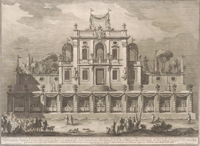 1762年为奇纳河建造的第二座马奇纳：奥斯曼风格的亭子或游乐场所 作者 继朱塞佩·帕拉齐 朱塞佩·瓦西 继保罗·波西之后