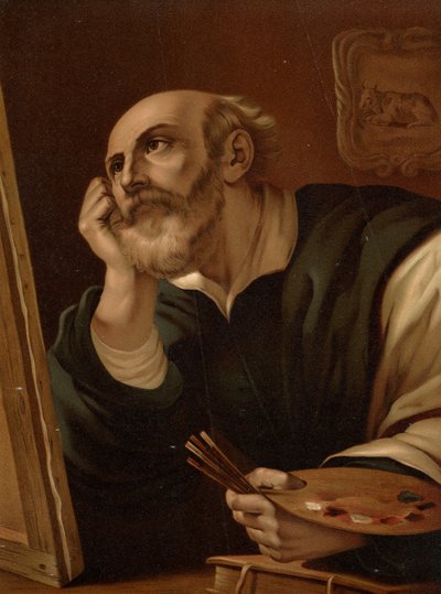 福音传教士卢克 作者 after Guercino
