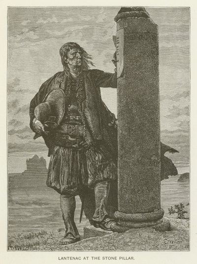 Lantenac在石柱 作者 在古斯塔夫·布里昂之后