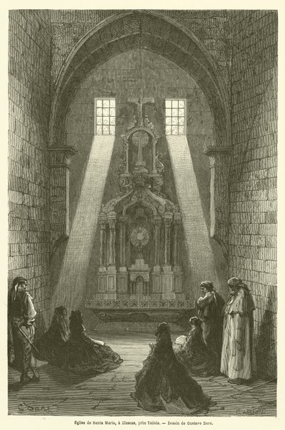 Eglise de Santa Maria，Illescas，pres Tolede 作者 古斯塔夫之后多尔