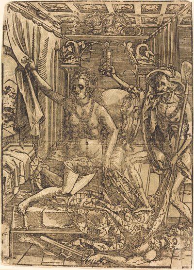 死亡与歌妓 作者 after Hans Sebald Beham