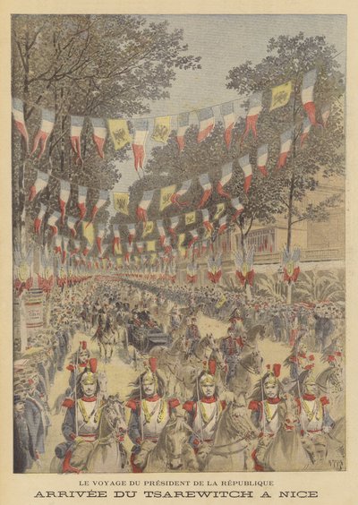 到达尼斯的俄罗斯tsarevich 作者 after Henri Meyer