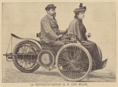 Leon Bollee双人推车 作者 在Henri Meyer之后