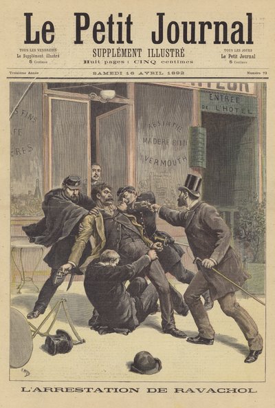 Ravachol被捕 作者 after Henri Meyer