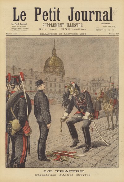 Alfred Dreyfus的退化 作者 after Henri Meyer