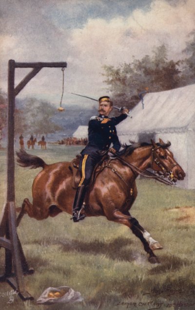 执行柠檬切割钻的第10个Hu骑兵的战士 作者 在亨利·佩恩之后