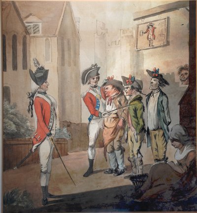 英国军队，英国招募党，1780年 作者 在亨利·威廉·本伯里之后