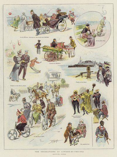 伦敦海边休闲娱乐（chromolitho） 作者 在约翰·邓肯之后