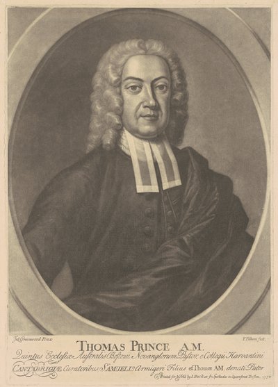 Thomas Prince, A. M. 作者 在约翰格林伍德彼得佩勒姆之后