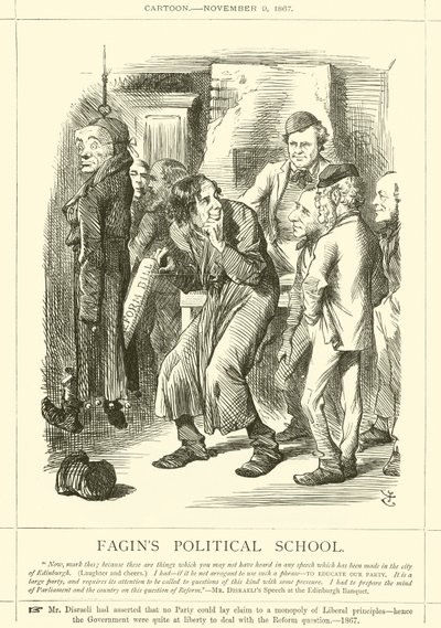 费金的政治学校 作者 after John Tenniel