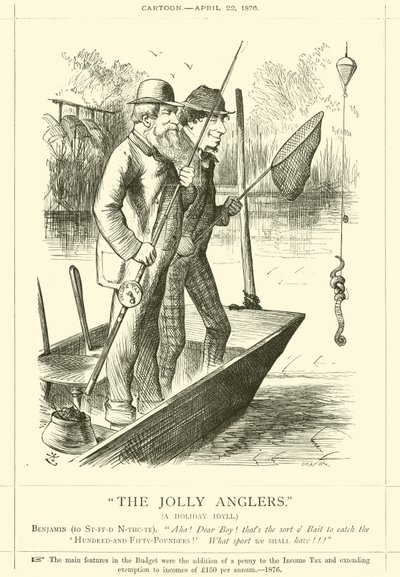 Jolly Anglers，A Holiday Idyll 作者 在约翰·特尼尔之后