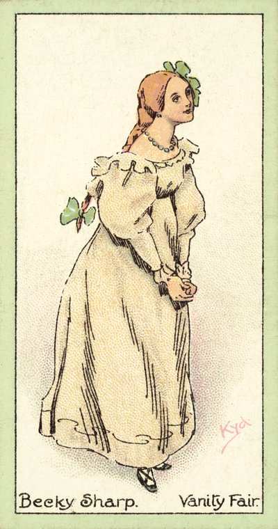 Becky Sharp，名利场（chromolitho） 作者 约瑟夫·克莱顿·克拉克之后