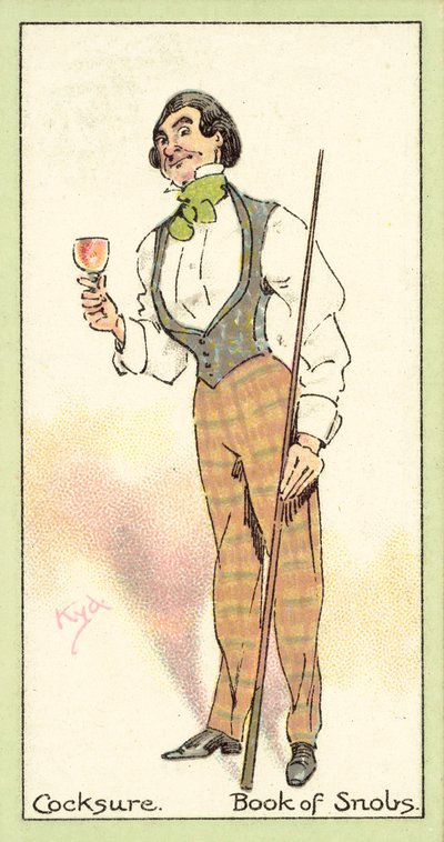 Cocksure，Snobs书（chromolitho） 作者 约瑟夫·克莱顿·克拉克之后